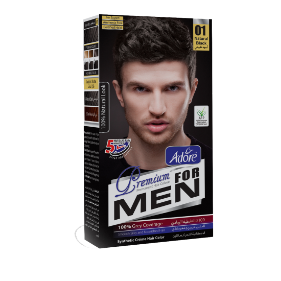Adore Premium Hair Color Just for Men 01
